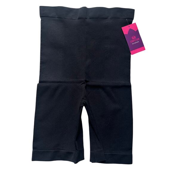 Empetua High Waisted Black Slimming Compression Shaper Shorts XL XXL New - Picture 2 of 7